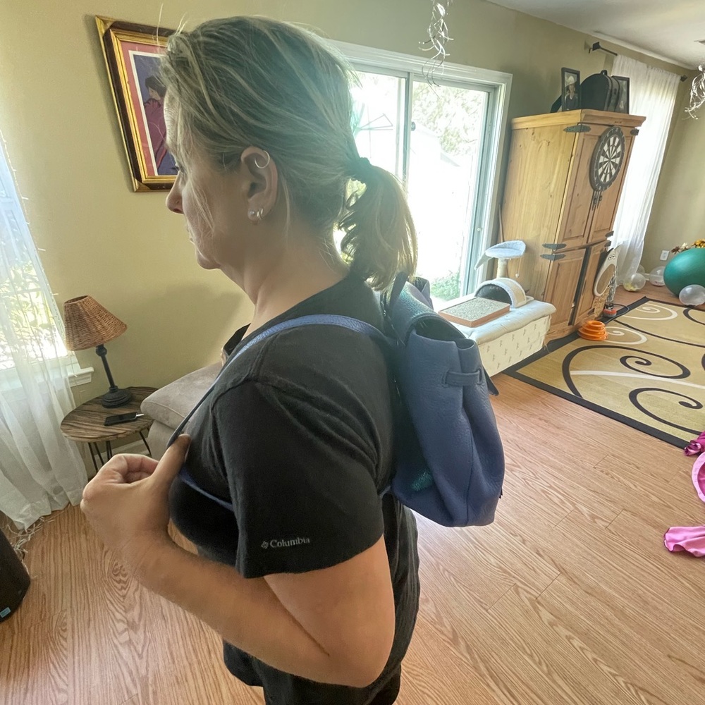 Periwinkle Kate Spade Backpack (reasonable trade) - Picture 9 of 9